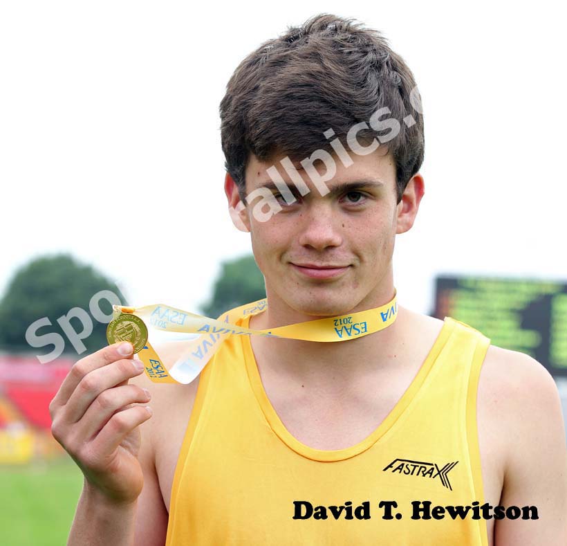Jack Longhurst (Sussex) winner of the Junior Boys Pole Vault.